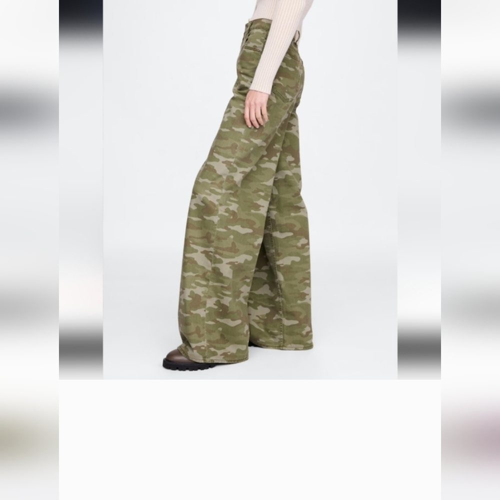 GAP Camo Wide-Leg Women's Pants